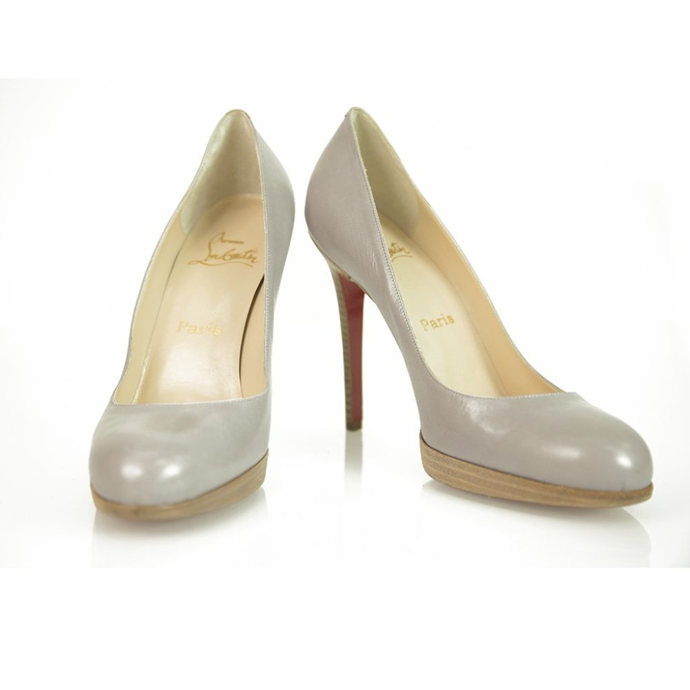 Christian Louboutin  light lilac platform pumps